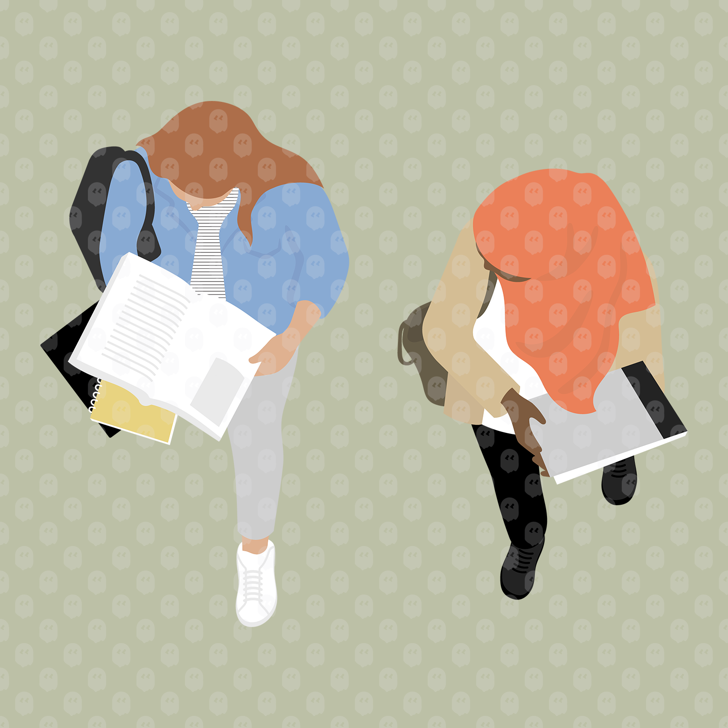 Archade Students Walking Together Vector Drawings archade-students-walking-together-vector-drawings