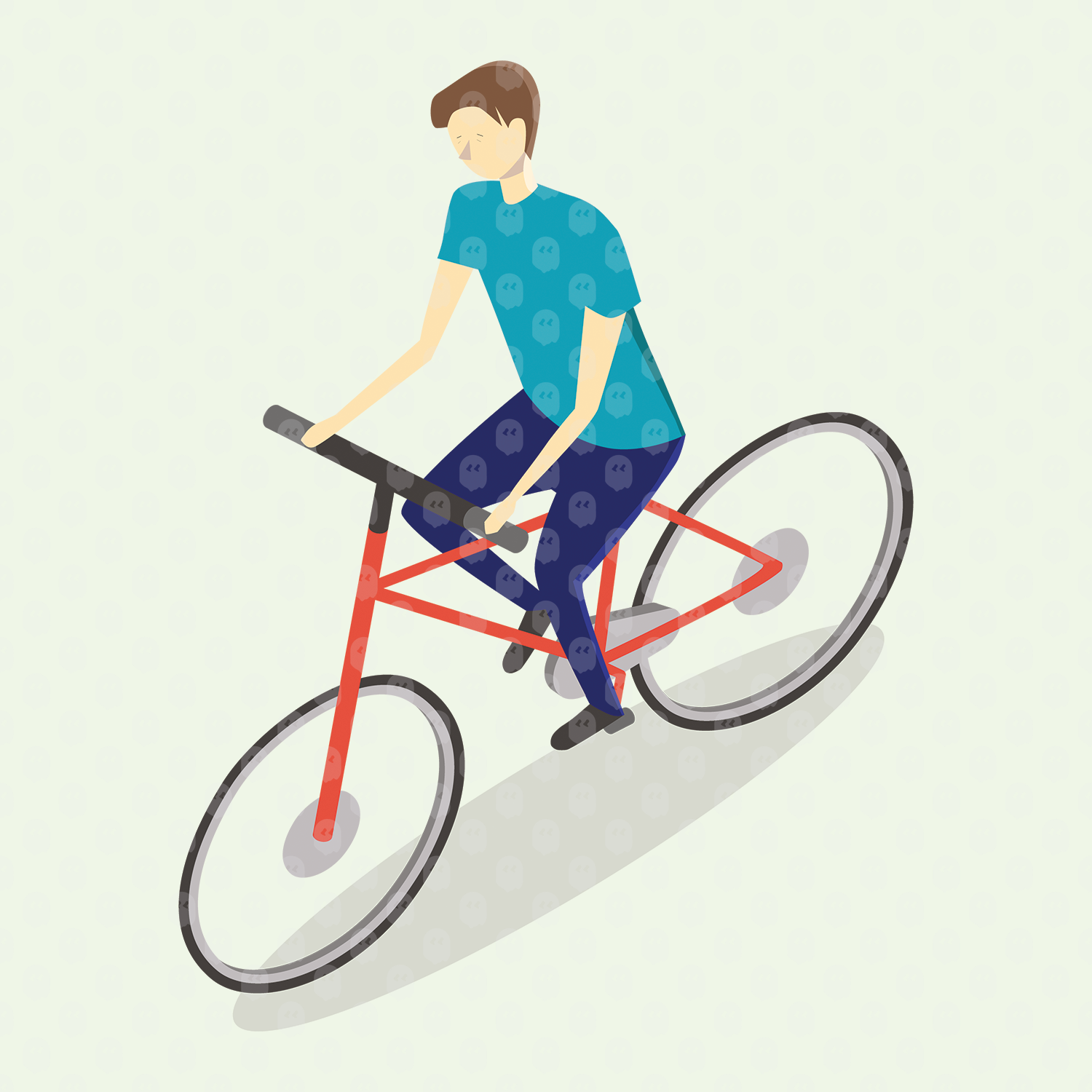 archade-axonometric-man-riding-a-bicycle-vector-drawings