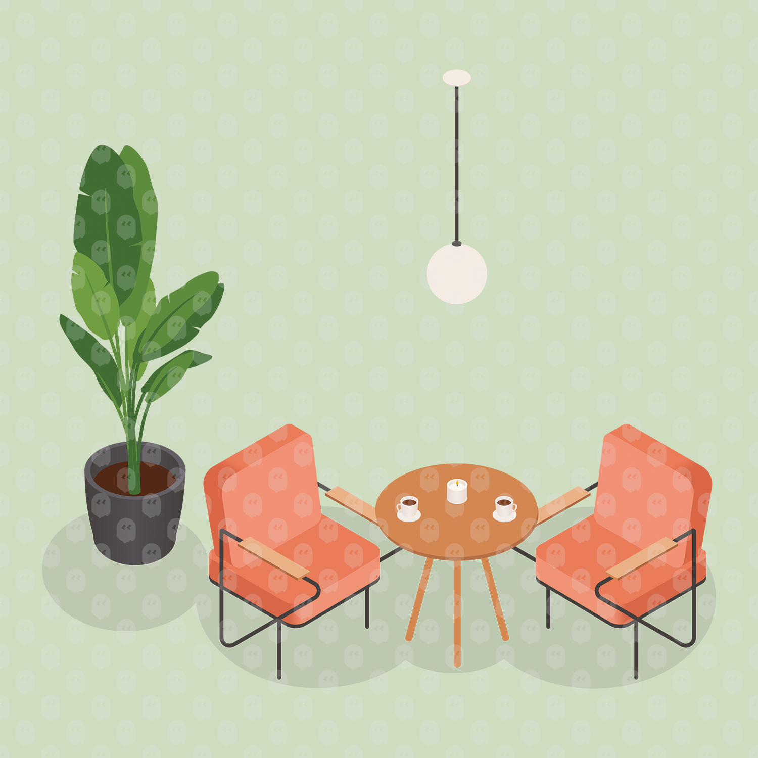 archade-axonometric-seating-set-vector-drawings