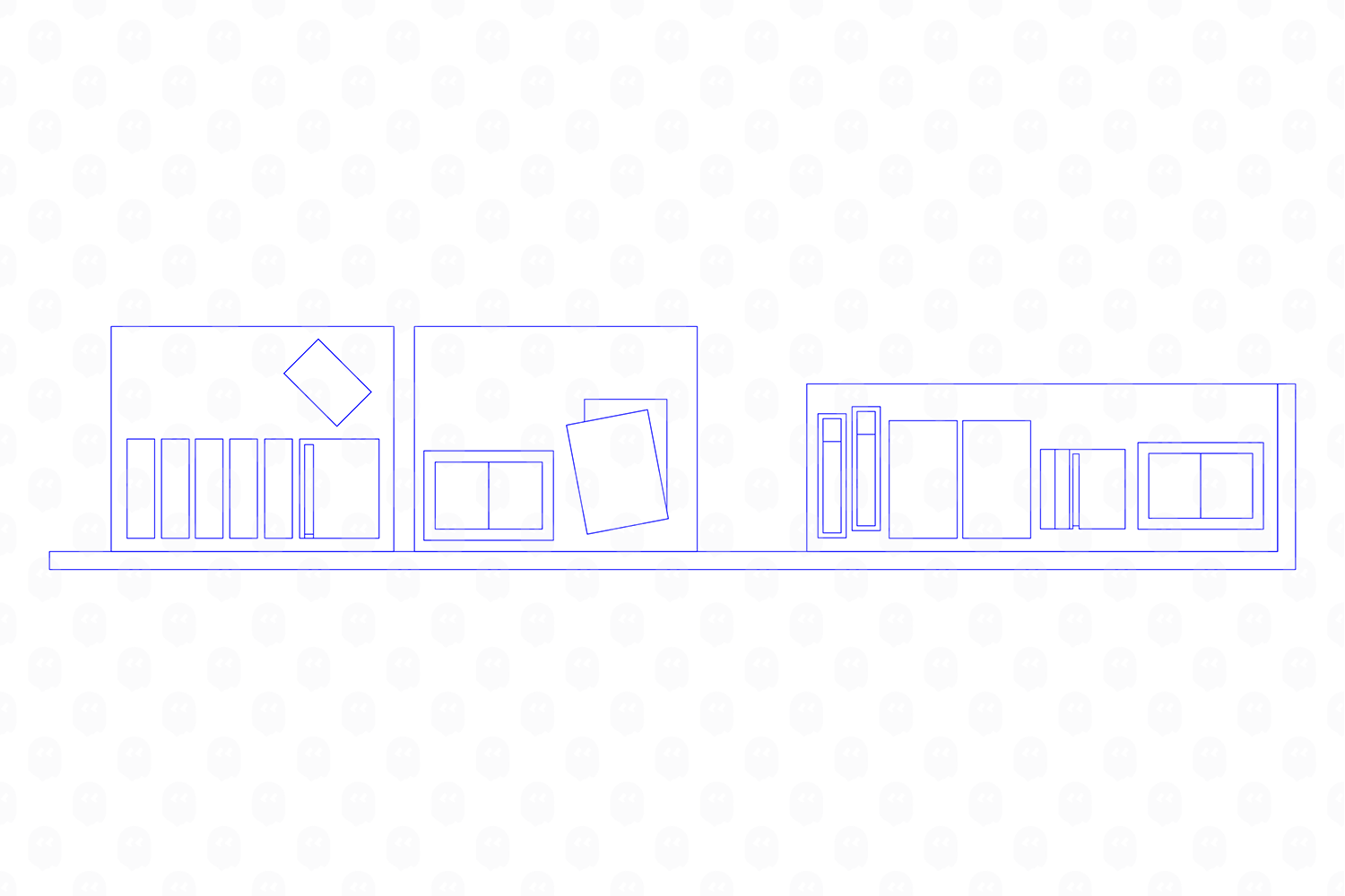 Archade A Blue Chair And A Desk With A Briefcase CAD Drawings