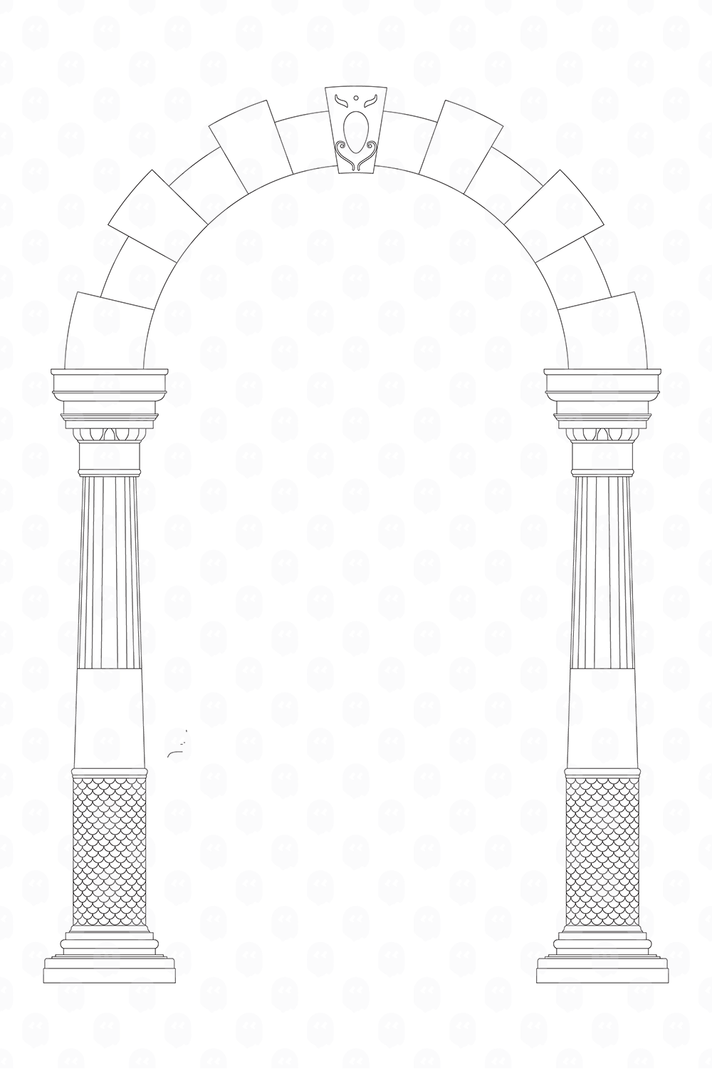 archade-a-classical-entrance-gate-cad-drawings