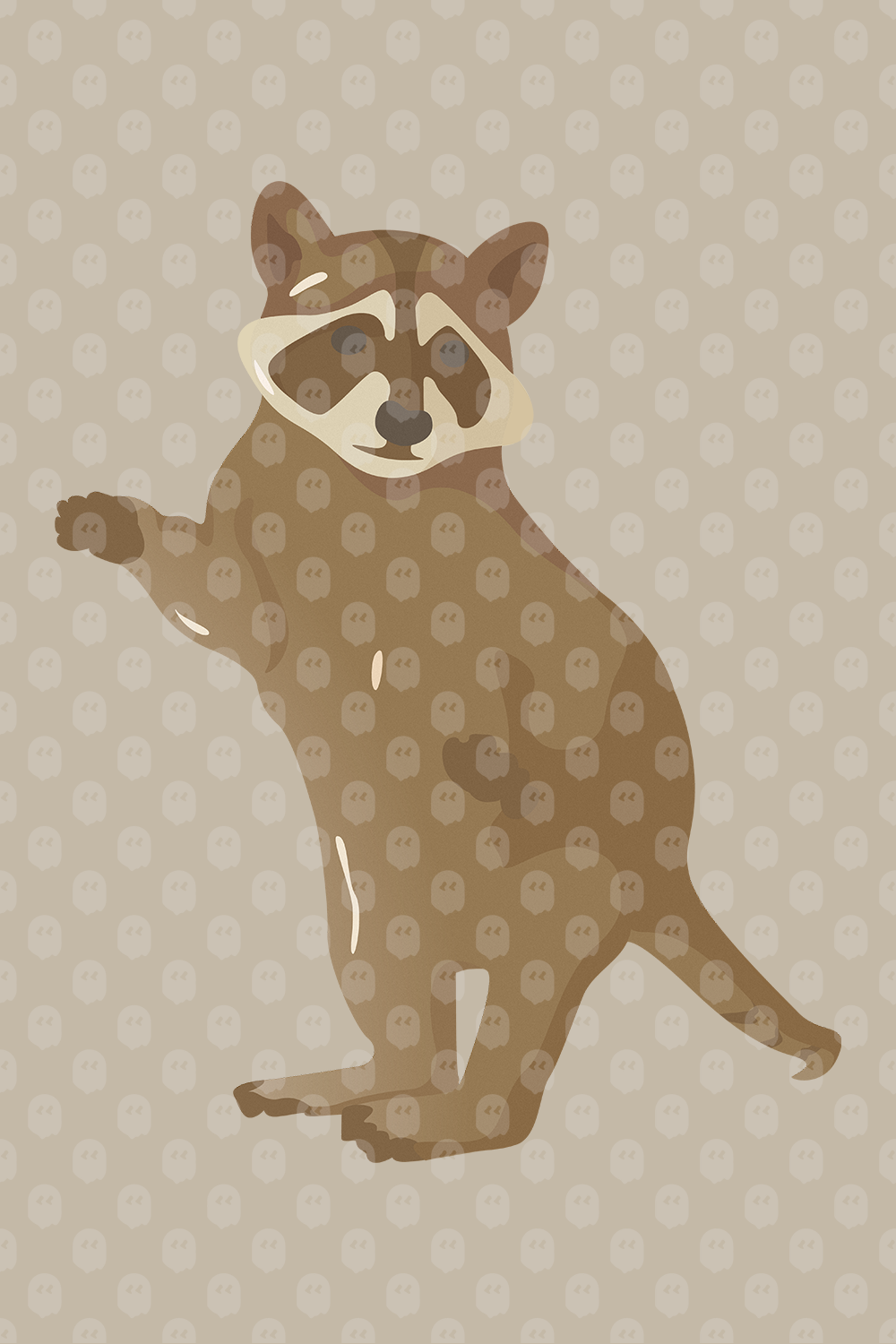 Archade | The Cute Giraffe Standing Tall Vector Drawings