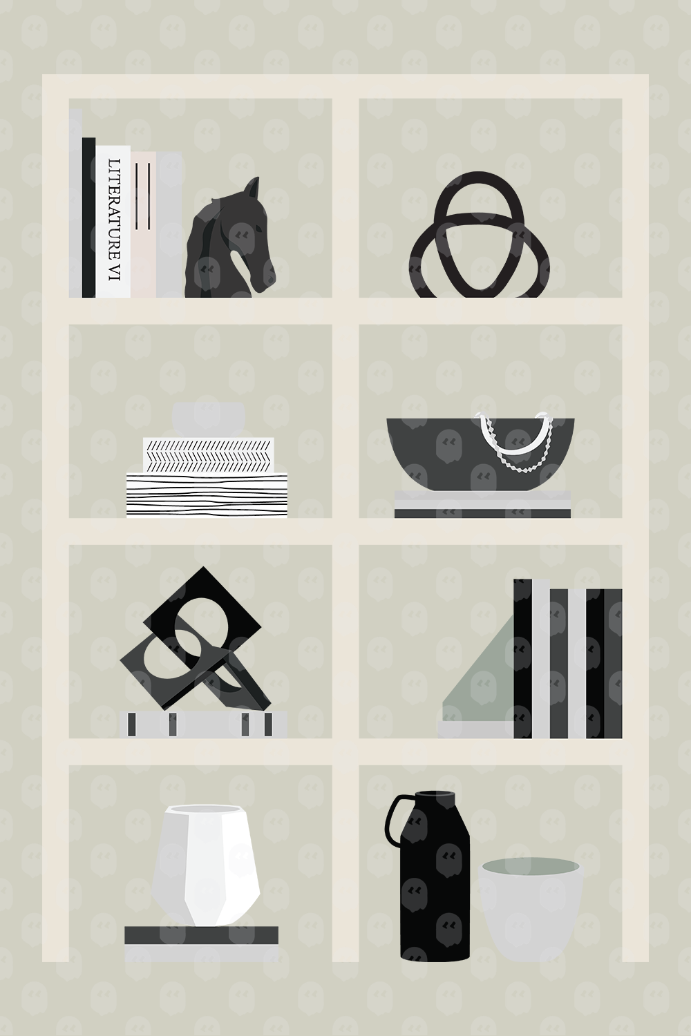 archade-decorative-bookcase-vector-drawings
